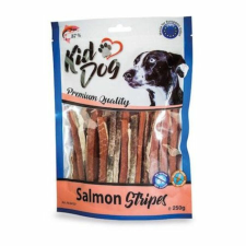 KIDDOG 100% Salmon Stripes Omega3 Jutalomfalat 80g jutalomfalat kutyáknak