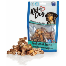 KIDDOG Beef steak bone dental & mobility - jutalomfalat (marhahús, kondrotin,glükozamin) kutyák részére (80g) jutalomfalat kutyáknak