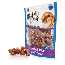 KIDDOG | Mini Bone | Kutyáknak | Jutalomfalat | Bárány, rizs - 250 g jutalomfalat kutyáknak