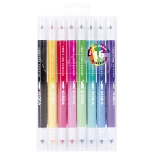Kidea filctoll készlet kétvégű 16 színű filctoll, marker