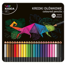 Kidea színes ceruza készlet fém dobozban 24 db-os színes ceruza