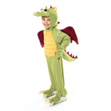 KidMania® zöld sárkány jelmez 8-10 éves gyerekeknek 128-140 cm jelmez