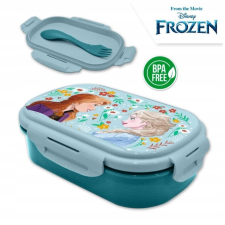 Kids Euroswan Disney Jégvarázs szendvicsdoboz és evőeszköz szett kék (FR50014) uzsonnás doboz
