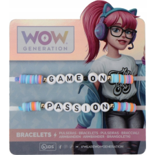 Kids Euroswan WOW Generation: 2 db-os színes karkötőszett felirattal többféle változatban (WOW00008) szépségszalon
