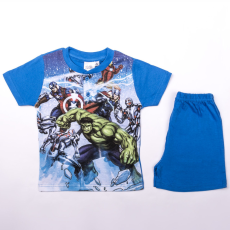 Kids Licencing Rövid ujjú pamut gyerek pizsama - Bosszúállók - Ultron - középkék - 110