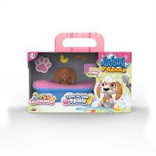 Kidz World Washy Friends Color Reveal Pancsoló kutyusok káddal és 5 kiegészítővel - Beagle akciófigura