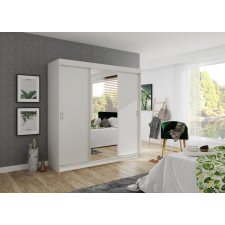 Kier Bill 1 200 Tolóajtós Szekrény 200cm, Fehér bútor