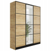 Kier Eden 3D Gardróbszekrény 156,4cm, Arany Tölgy