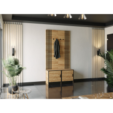 Kier ROJ 19 Plus Előszobafal 104,6cm, Arany Tölgy bútor