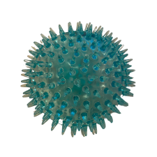  Kiharaphatatlan fogtisztító labda kutyáknak, 12 cm, kék játék kutyáknak