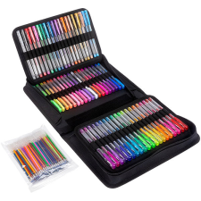 KIK KX2961 Zselés toll készlet tokban, 100 db + 100 db betét toll