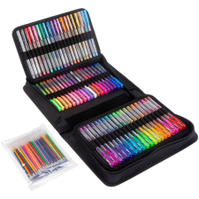 KIK KX2961 Zselés toll készlet tokban, 100 db + 100 db betét (5903039768895) toll