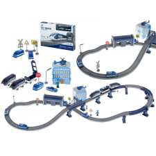 KIK OEM Elektromos vonat rendőrautók 92 elem ~300cm elektronikus játék