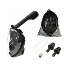 KIK OEM Snorkeling maszk teljes, összecsukható l / xl fekete strandjáték