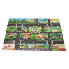 KIK OEM Városi utca + útjelzések vízálló színes szőnyeg 130x100cm lakástextília