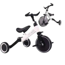 KIK Trike Fix Mini Terepjáró Tricikli 3in1, Fehér tricikli