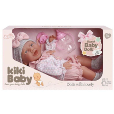 Kiki baba 40 cm üveggel és cumival baba