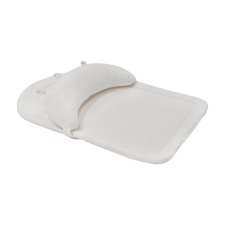 Kikka Boo matrac pocakpárnával memóriahabos játékrögzítő fülekkel Fehér velvet babamatrac