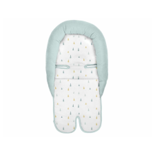 Kikkaboo memóriahabos szűkítő betét autós hordozóba, menta háromszögek babakocsi kiegészítő