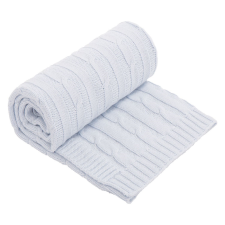  Kikkaboo takaró kötött 75x100cm világoskék babaágynemű, babapléd