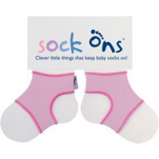  KIKKO Sock Ons Zoknitartó Classic - Baby rózsaszín (0-6h)