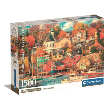  Kikötő Good Times 1500 db-os Compact puzzle Clementoni puzzle, kirakós