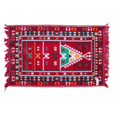  Kilim Szőnyeg 125x80 cm - Piros lakástextília