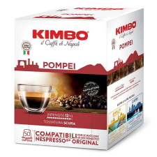 KIMBO Kávékapszula kimbo nespresso pompei 50 kapszula/doboz kávé