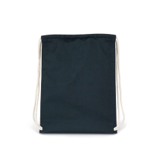 KIMOOD KI0139 organikus pamut tornazsák-hátizsák Kimood, Navy Blue-U tornazsák