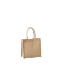 KIMOOD kisméretű jutavászon bevásárlótáska KI0272, Natural kézitáska és bőrönd