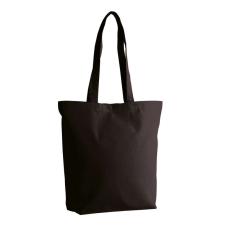 KIMOOD organikus pamut bevásárlótáska hosszú füllel KI0252, Black kézitáska és bőrönd