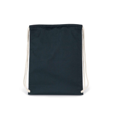 KIMOOD organikus pamut tornazsák-hátizsák KI0139, Navy Blue tornazsák
