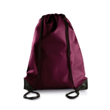 KIMOOD Uniszex hátizsák Kimood KI0104 Drawstring Backpack -Egy méret, Burgundy hátizsák