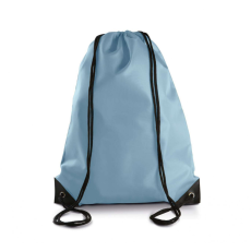 KIMOOD Uniszex hátizsák Kimood KI0104 Drawstring Backpack -Egy méret, Sky Blue