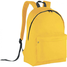 KIMOOD Uniszex hátizsák Kimood KI0130 Classic Backpack -Egy méret, Yellow/Dark Grey hátizsák