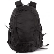 KIMOOD Uniszex hátizsák Kimood KI0172 Leisure Backpack With Helmet Holder -Egy méret, Black/Black hátizsák
