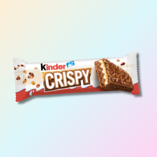 Kinder Crispy tejcsokoládéval bevont ropogós ostya töltelékkel 34g csokoládé és édesség