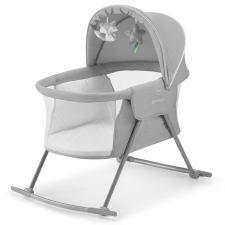 KinderKraft bölcső Lovi szürke kiságy, babaágy