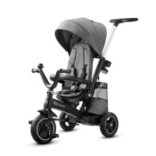 KinderKraft Easytwist tricikli forgatható üléssel, Platinum Grey (INGYENES SZÁLLÍTÁS!) lábbal hajtható járgány