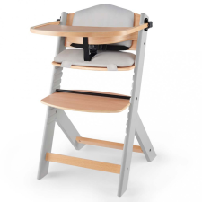 KinderKraft Etetőszék Enock párnázattal Grey wooden etetőszék
