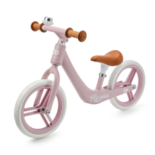KinderKraft Fly Plus futóbicikli, Powder pink lábbal hajtható járgány