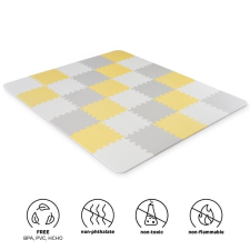 KinderKraft Habos puzzle alátét Luno 150 x 180 cm Sárga, 30 db játszószőnyeg