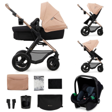 KINDERKRAFT Kočík kombinovaný Moov 2 Air 3v1 Sand Beige babakocsi