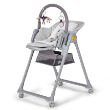 KINDERKRAFT SELECT Etetőszék Lastree Grey, Premium etetőszék