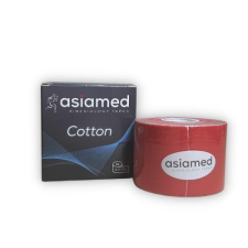 Kinesio Tape Asiamed 5Cmx5M Piros gyógyászati segédeszköz