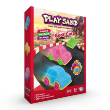 Kinetikus homok Play Sand - Versenyautók, 25 x 19 x 5 cm kreatív és készségfejlesztő