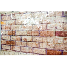 KING 10 darab 3D ÖNTAPADÓS Falmatrica Tapéta 70 × 77 cm Natúr Tégla Dizájnnal tapéta, díszléc és más dekoráció