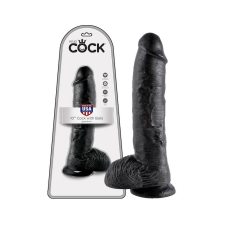 King Cock 10 herés nagy dildó (25 cm) - natúr vibrátorok