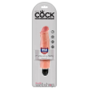  King Cock 7 inch Vibrating Stiffy Flesh- Realisztikus vibrátor