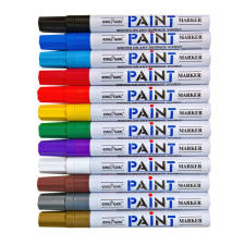 KING GARL Lakkmarker 2-3mm, kerek King Garl lila filctoll, marker